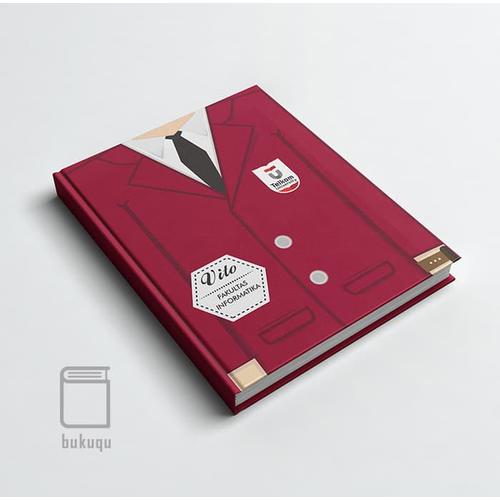 Foto Produk Custom Notebook/ High Class Almamater/ Universitas/ Campus - COWOK - P dari darilynn