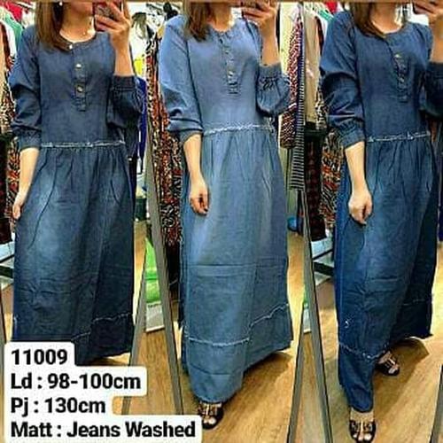 Foto Produk dress jeans Unik Product denim panjang dari darilynn