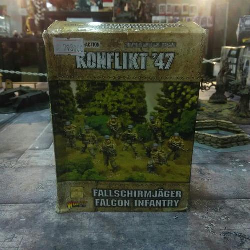 Warlord Games Fallschirmjäger Falcon - 8 Metall-Miniaturen 28mm Für Konflikt '47