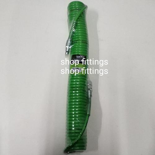 Foto Produk TEKIRO AT RH 1118 Selang Spiral Kompresor 15 Meter Green Recoil Hose dari shop fittings