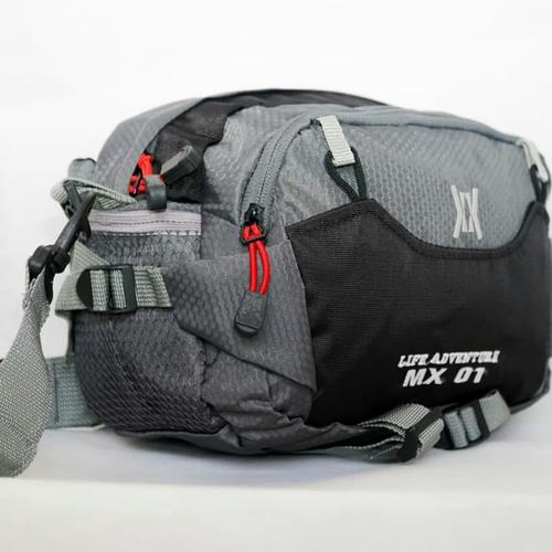 Foto Produk tas selempang adventure outdoor Gearbag - Hitam Abu dari L Habib
