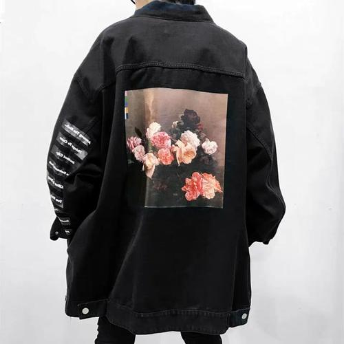 raf simons joy division denim jacket