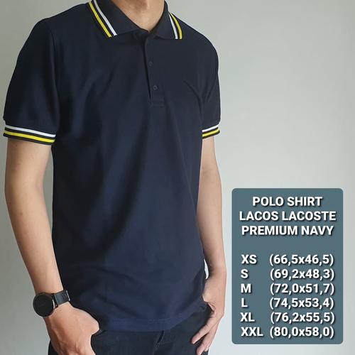 Foto Produk Baju Polo Shirt | Kaos Pria - Premium NAVY - Biru, S dari bnazones