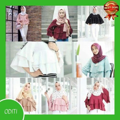 Jual Baju Blouse Superior Class Lengan Terompet 929 Atasan Blouse Lengan Jakarta Timur Sandra Dwip Tokopedia