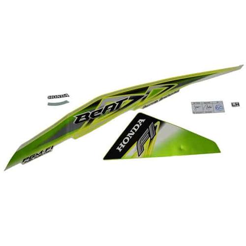 Foto Produk Sticker Body Kiri Green White - BeAT FI (K25) (871X0K25900ZEL) dari Honda Cengkareng