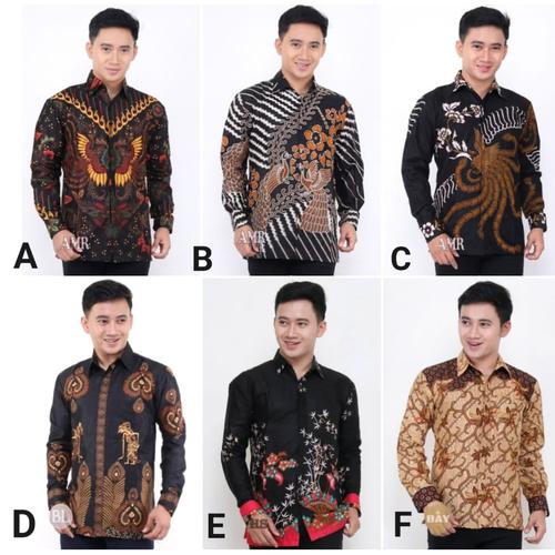 Foto Produk Kemeja Batik Pria Lengan Panjang 2 Baju Batik Pria Batik Cowok dari Nani Batik Pekalongan