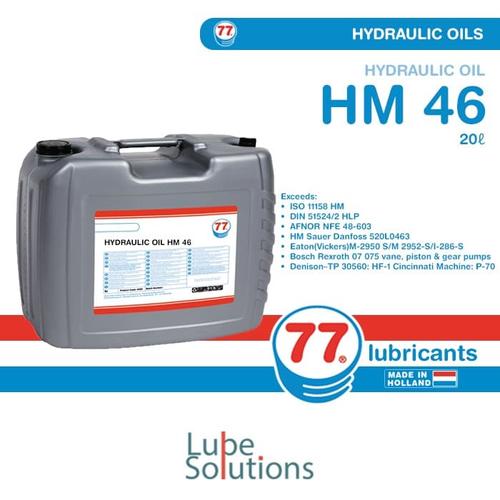 Jual OLI HIDROLIK / HYDRAULIC 77 LUBRICANTS HM 46 PAIL 20 Liter