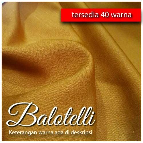 Foto Produk Kain Balotelli Baloteli Ballotelli Polos 0,5 Meteran Bagus Murah dari Toko Tenna