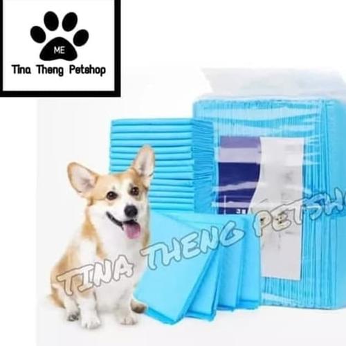 Foto Produk Alas Pipis Pee Poop " UNDERPAD 33x45 cm" Perlak Anjing Kelinci dari Tina Theng Store