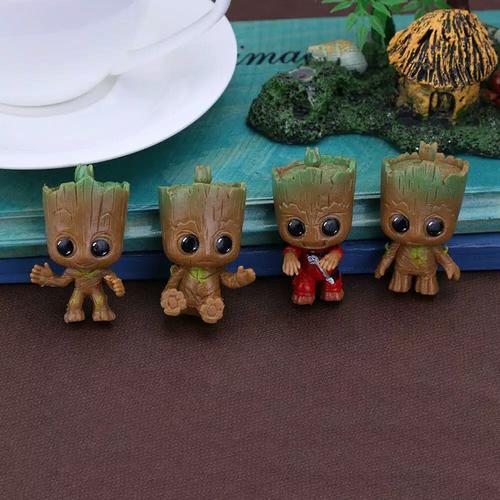 Foto Produk 4 pcs/set Action figure Groot marvel / Pajangan Marvel avenger groot dari Rania Store16