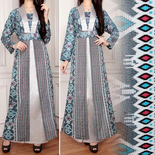 Foto Produk gamis jumbo maxi dress busana muslim batik wanita dari Angelsammy shop