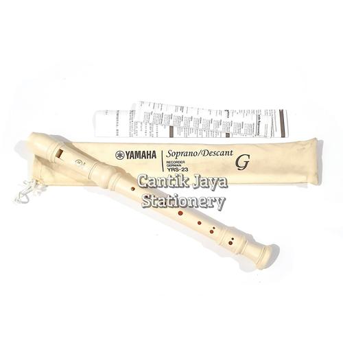 Gambar Suling / Seruling / Recorder Yamaha YRS-23 Original dari Cantik Jaya Stationery Kota Makassar Tokopedia
