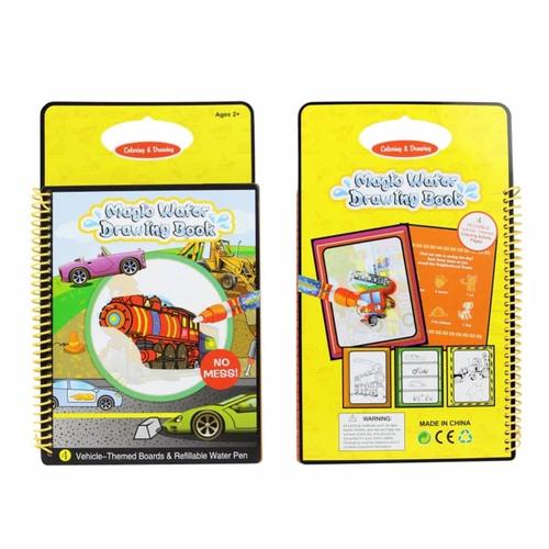 Foto Produk Buku Gambar Ajaib/Buku Mewarna Ajaib/MAGIC WATER DRAWING BOOK - Kuning dari lovely kayy