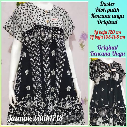 Foto Produk DASTER KLOK SOGA KENCANA UNGU KUI dari jasmine.batik1718