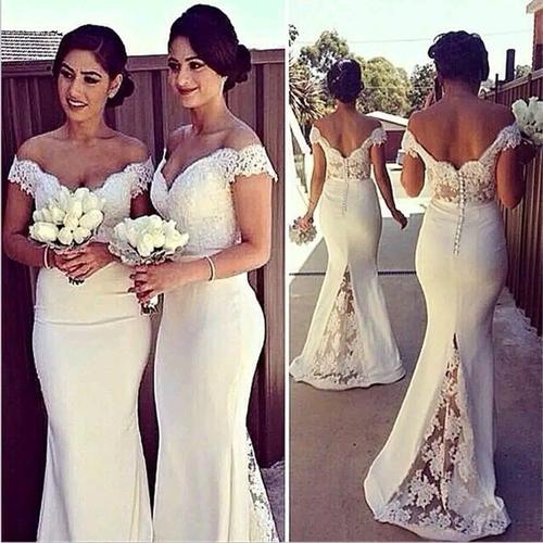 Jual Sexy Women Lace Long Bridesmaid 