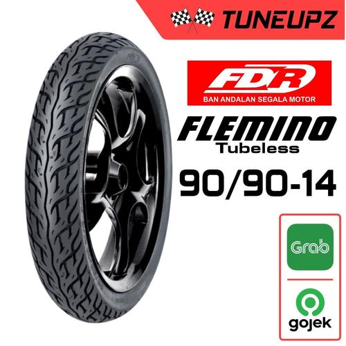 Foto Produk FDR 90/90-14 FLEMINO TUBELES BAN LUAR BELAKANG MOTOR MATIC BEAT/VARIO dari tuneupz