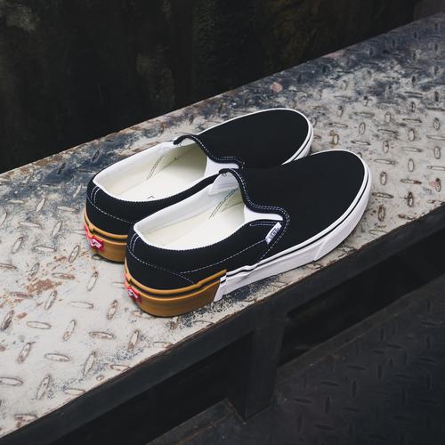 Vans Slip On Gum Block Black White di Fridayaftersneakers Tokopedia