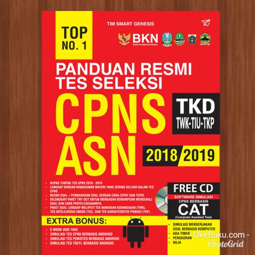 Jual Buku Termurahh Top No 1 Panduan Resmi Tes Seleksi Cpns Asn 2018 2019 Jakarta Timur Hasnawibisono Tokopedia