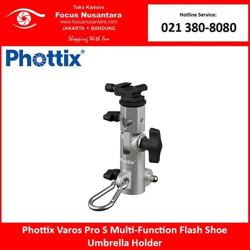 Gambar Phottix Varos Pro S Multi-Function Flash Shoe Umbrella Holder dari Focus Nusantara Jakarta Pusat Tokopedia