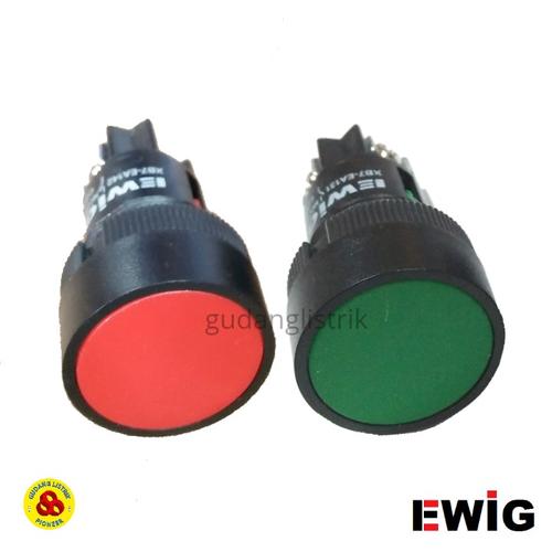 Jual Push Button Tombol Panel XB7 On Off Hijau Merah Dia 22mm Hijau