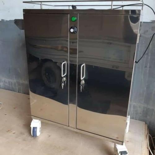 Jual Food Trolley Troli Makanan Trolley makan Dengan Pemanas 16 susun