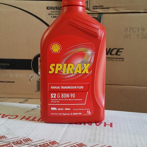 Foto Produk OLI TRANSMISI MANUAL/GARDAN SHELL SPIRAX S2 G 80W-90 1 LITER dari Pacific Indo Perkasa