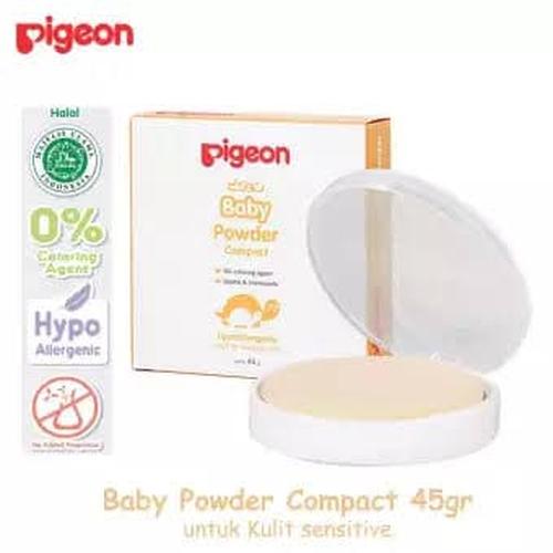 Foto Produk Pigeon Bedak Bayi Padat Baby Powder Compact dari warunghani
