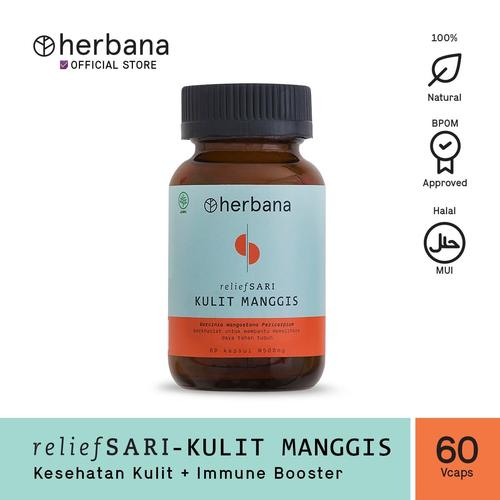 Promo Herbana Relief Sari Kulit Manggis 60 Kapsul Kota Tangerang