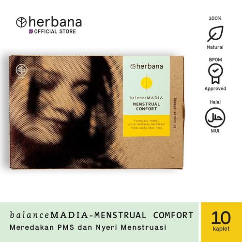 Promo Herbana Balance Madia Menstrual Comfort 10 Kaplet Kota