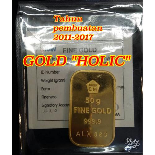 Jual Lelang Emas Logam Mulia Antam 50gram Biasa Kab Tangerang Pengadaian Syariah 
