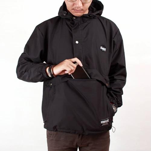 Foto Produk Jaket Pria Cagoule Parasut Saku Doraemon - Merah, all size L dari and_store22