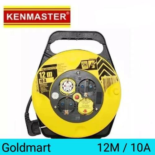 Foto Produk Kabel Roll 12m / Kenmaster Kabel Rol 4 Lubang dari Gold-Mart