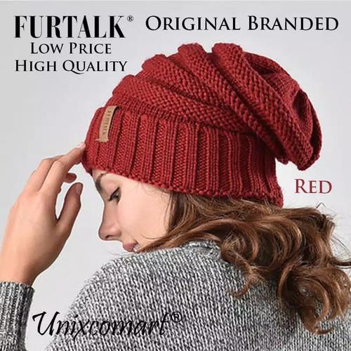 Jual Topi Kupluk Rajut Tebal Furtalk 