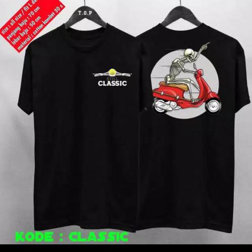 Jual Kaos Distro Cowok Murah Kaos Vespa Clasic Cowok Keren Jakarta Barat Dimasstrore Tokopedia