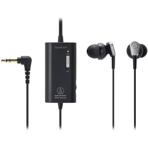 AUDIO-TECHNICA ATH-ANC23 QuietPoint Active Noise-Cancelling ANC In-Ear di  Pro-x Technology Tokopedia