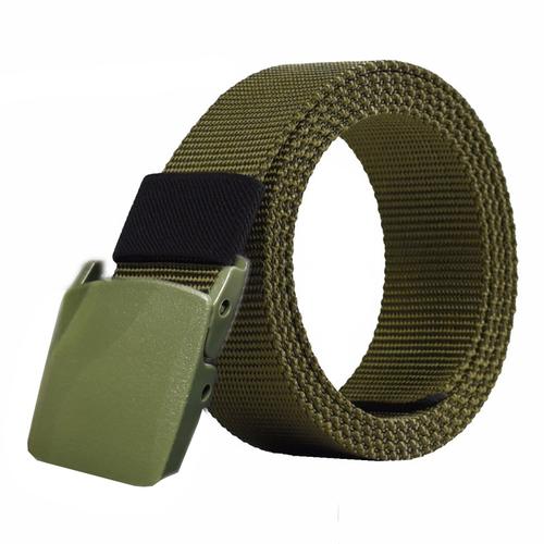 Foto Produk Tali Ikat Pinggang Pria Anti Xray Plastik Canvas Army Green dari Jaknot Medan