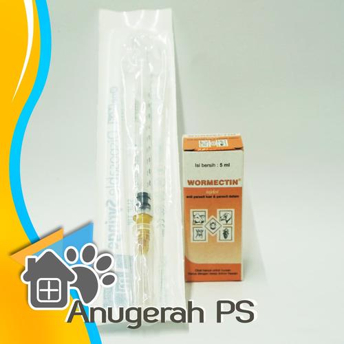 Jual Wormectin Injeksi 5 ML - Obat Scabies Kudix Caplax Cacing - Kota ...