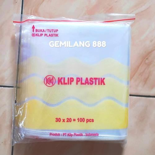 Foto Produk Plastik klip uk 20x30 - plastik Zipper lock dari Gemilang 888