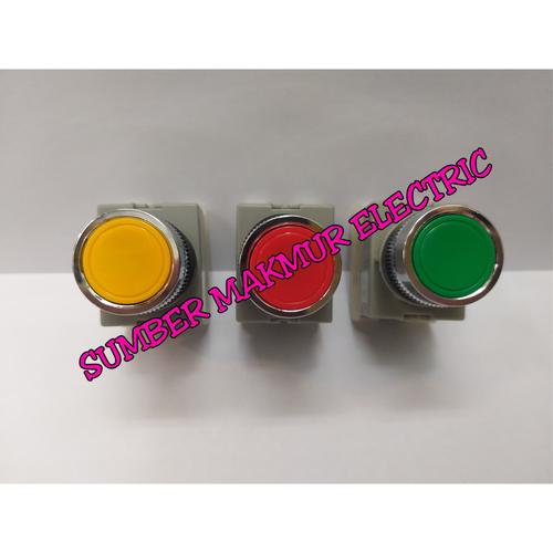 Jual PUSH BUTTON MERK AUSPICIOUS / PUSH ON / PUSH OFF - Merah, diameter ...