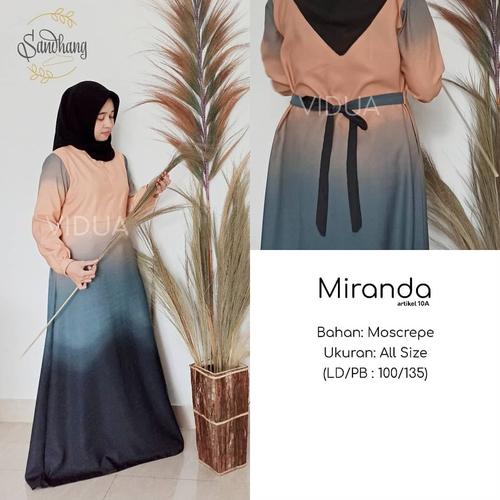Foto Produk Gamis Moscrepe Gradasi Miranda 10A dari Toko Sandhang