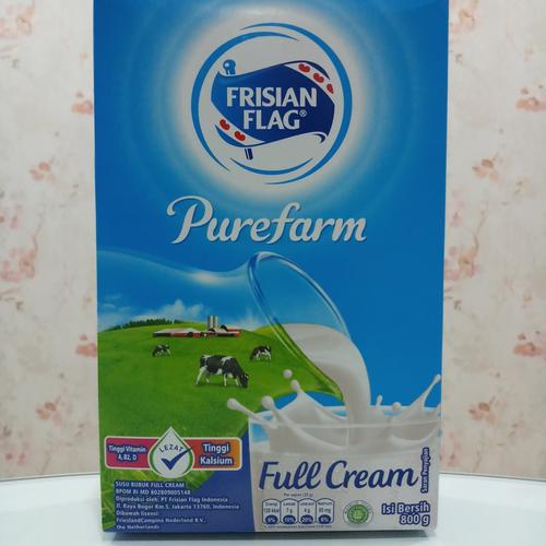 Foto Produk Susu Bubuk Frisian Flag Bendera Purefarm Full Cream isi 800g Kotak dari bySure