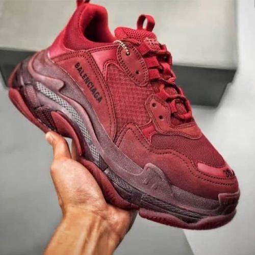 burgundy triple s