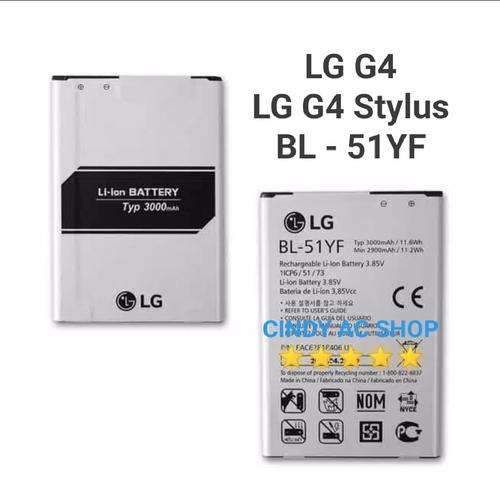 Foto Produk Baterai LG G4 / G4 Stylus BL-51YF Original dari Cindy acc shop