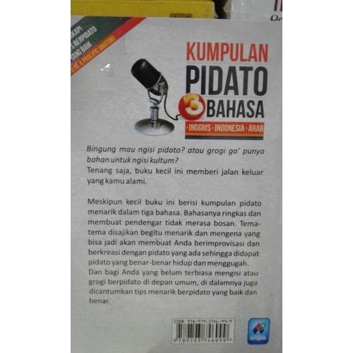 Jual Terbaru Naskah Kumpulan Pidato 3 Bahasa Inggris Indonesia Arab Jakarta Timur Adiarja Shoppp Tokopedia