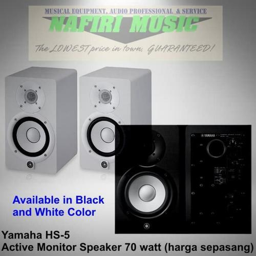 Foto Produk Studio Flat Monitor Yamaha HS-5 / Yamaha HS5 / Yamaha HS 5 harga murah dari Nafiri Music Store