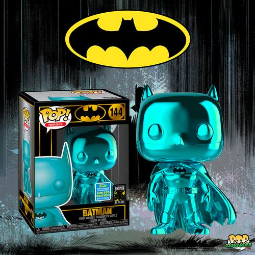 Jual Funko Pop! DC Comic Batman Teal Chrome 80th Anniversary