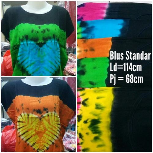 Foto Produk PROMO Blus Santai Wanita Warna Hitam Ukuran Standar - Polos dari Toserba online 99