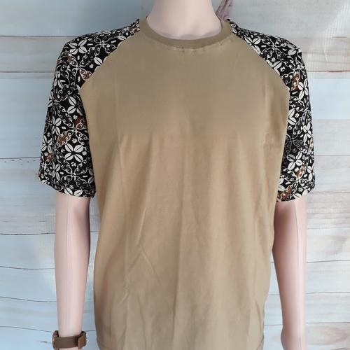 Foto Produk kaos reglan batik cap adem keren nyaman katun - Satu, S dari BATIK ABIK