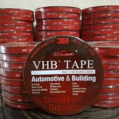Jual Double Tape VHB 3M Original Super Kuat Super Lengket 12mm Kota