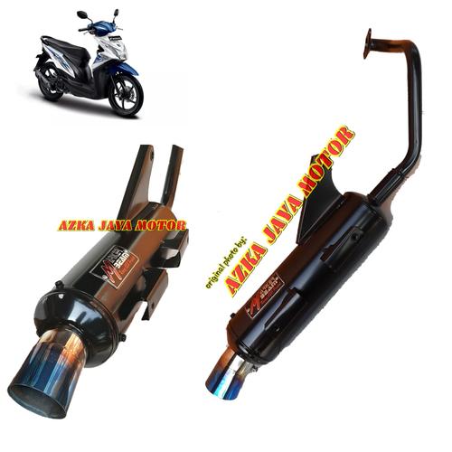 Foto Produk Knalpot Racing Bobokan Beat Fi ESP corong pelangi Marker Beam By CSR dari Azka Jaya Motor
